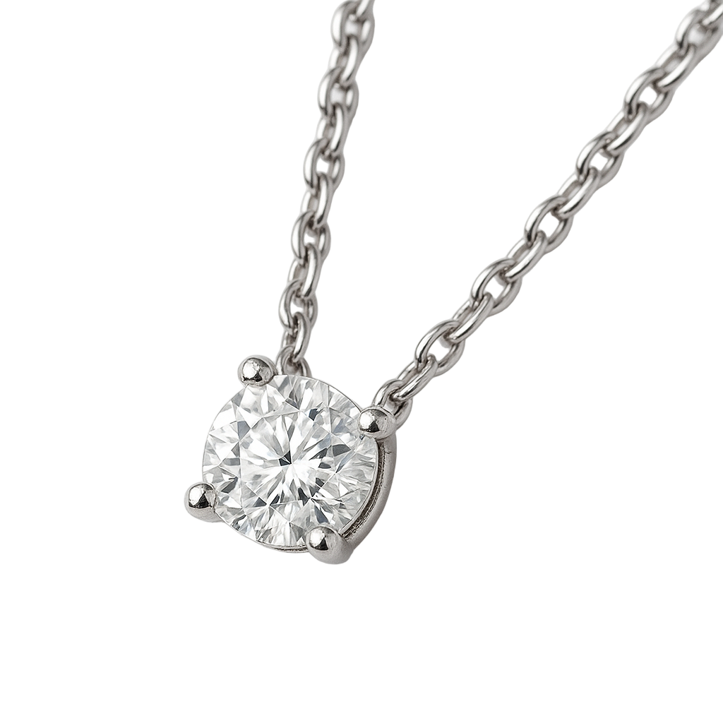 תליון סוליטר מרחף 0.50 קראט