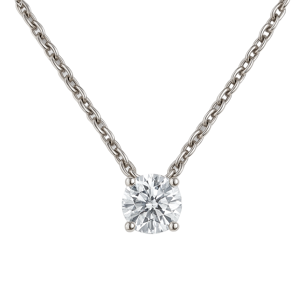 תליון סוליטר מרחף 0.50 קראט