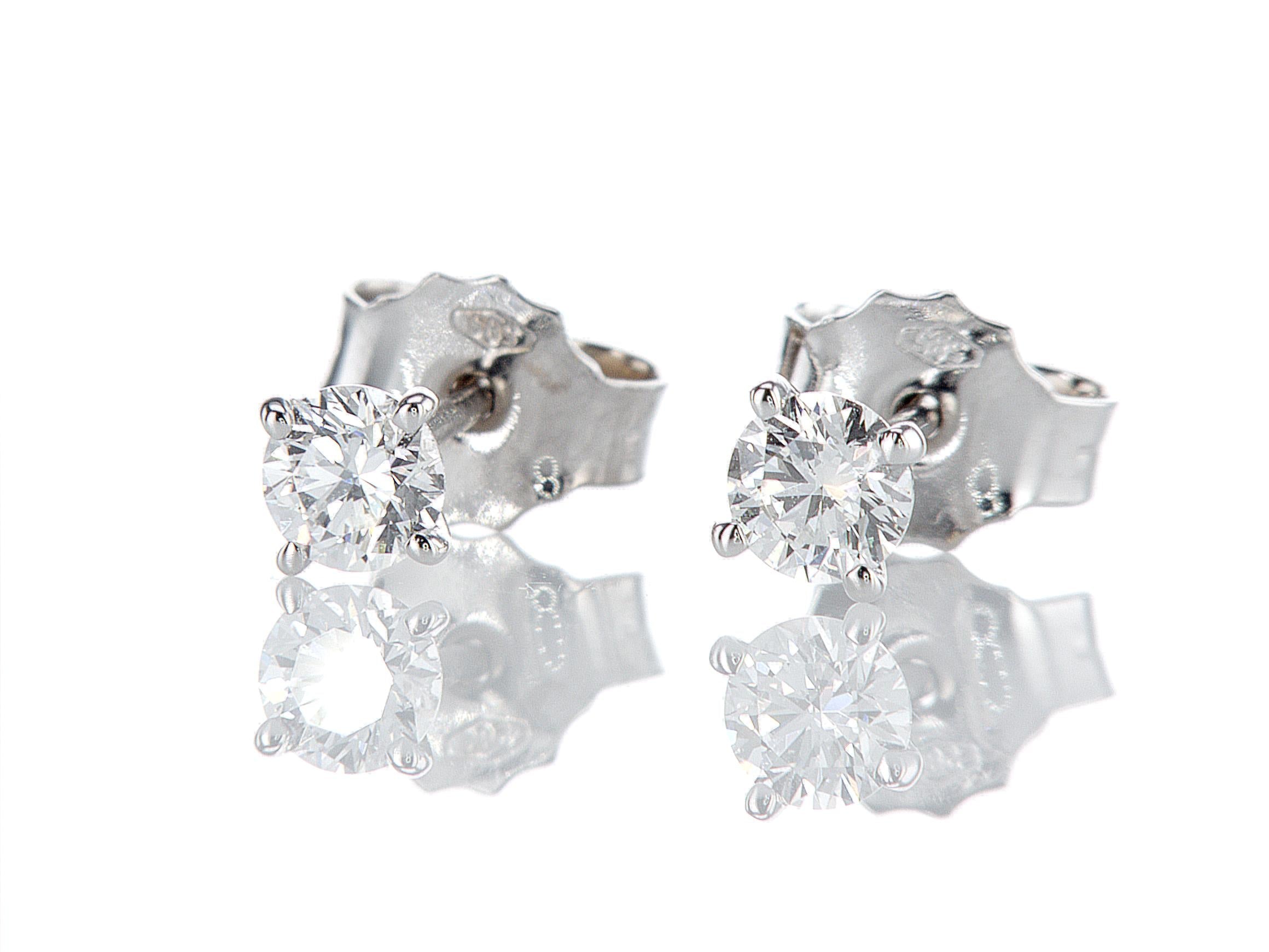 עגילי סוליטר 0.20