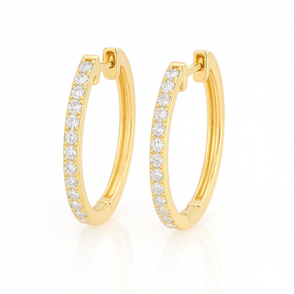 עגילי חישוק Giselle