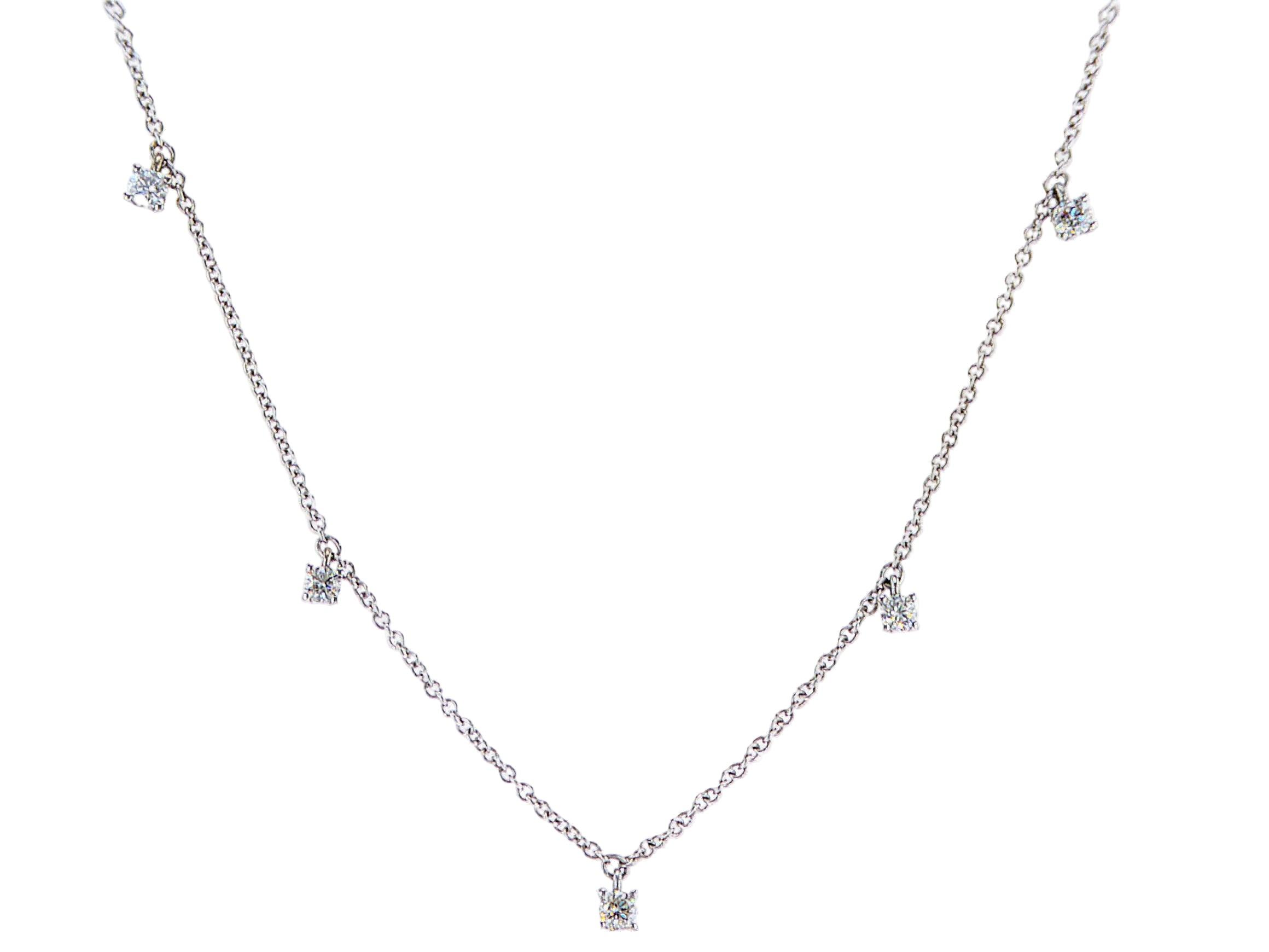 שרשרת 5 יהלומים מייגן