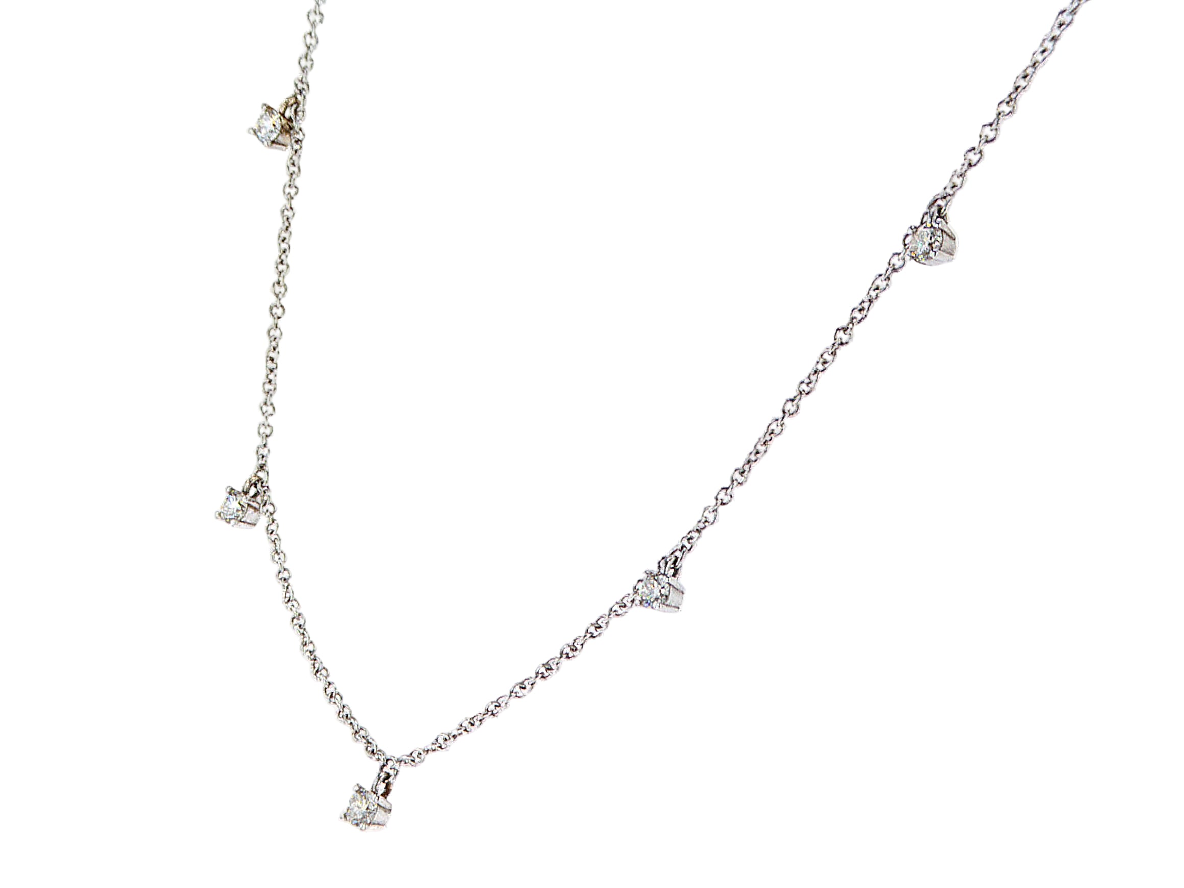 שרשרת 5 יהלומים מייגן