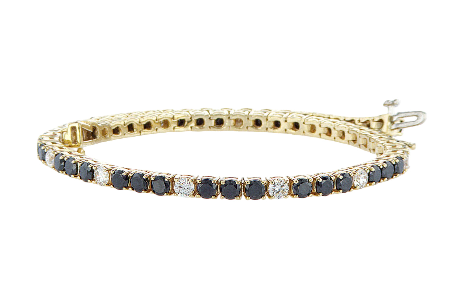 צמיד טניס Black&White 4 קראט